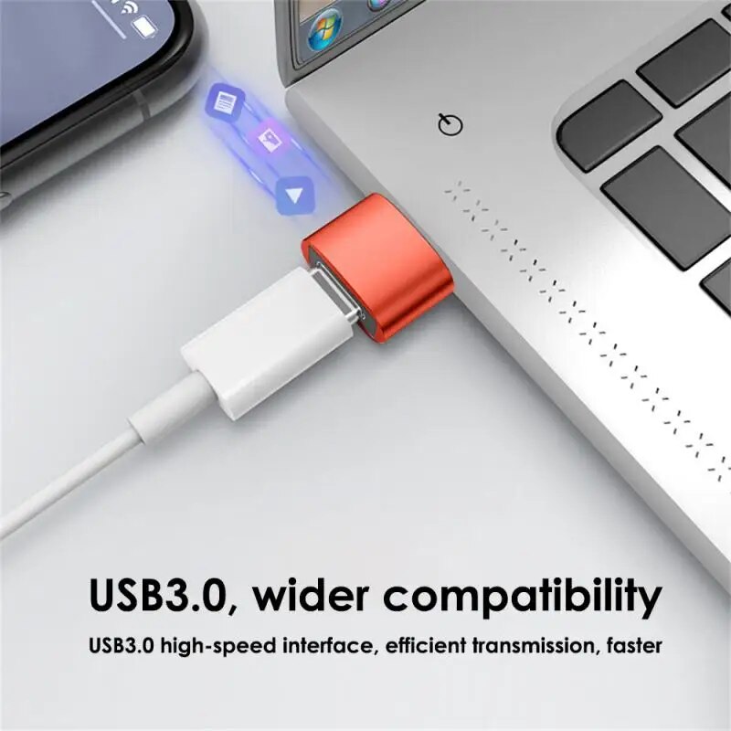 USB Type-C Adapter OTG Adapter USB USB-C Male To USB 2.0 USB 3.0 To Type C Converter For Macbook Connector Data Cable USB C. 