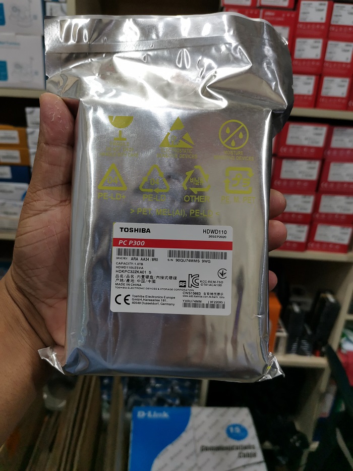 Toshiba 1TB Desktop 7200rpm Internal Hard Drive-brand (2Years Brand Warranty). 