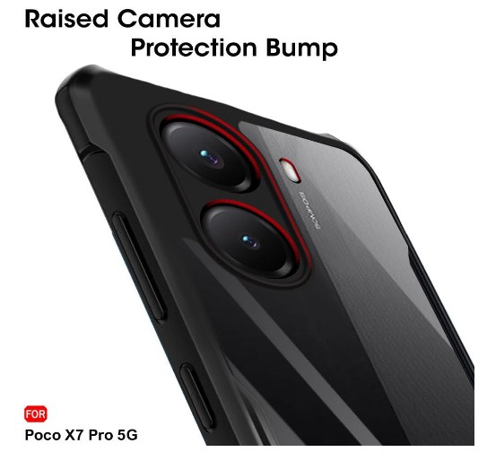 For Xiaomi POCO X7 Pro ,Redmi Turbo 4 Case XUNDD Airbags Shockproof Transparent PC+TPU Camera Protection Cover for Redmi Turbo4 Back Cover Case for Mi Poco X7 Pro 5G | Xiaomi Redmi Turbo 4 5G 360 Degree Protection | Protective Design. 