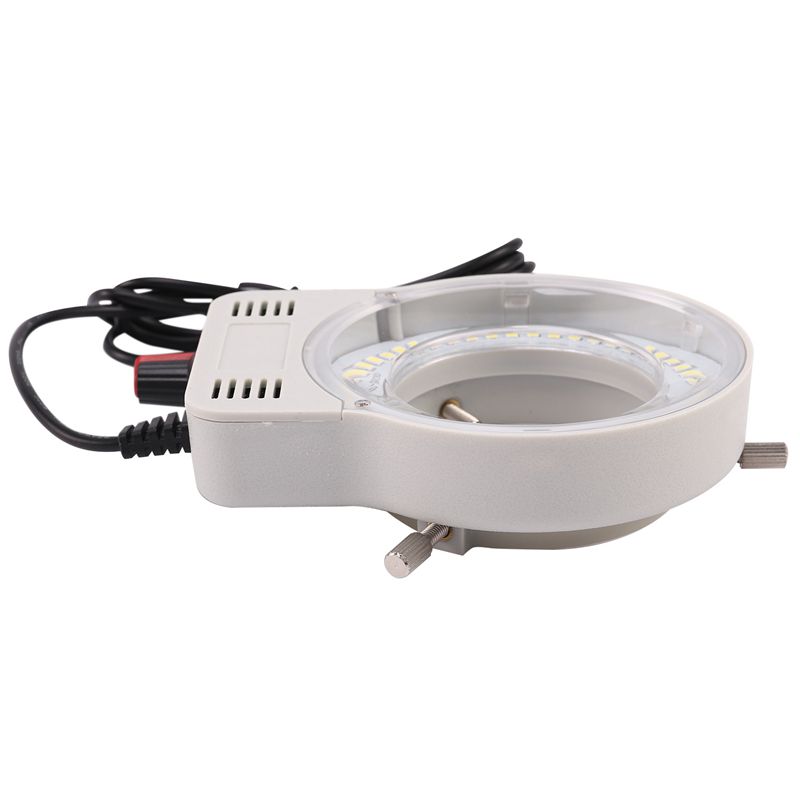 48 LED Industrial Microscope Camera Light Source Ring Lamp Light Illuminator Lamp Adjustable Brightness USB Interface. 