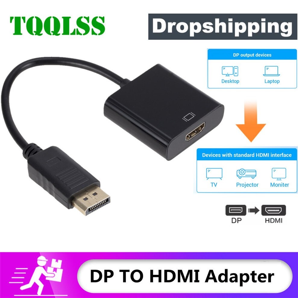 DISPLAY PORT TO HDMI / DP TO HDMI CONVERTER^^BLACK^^. 