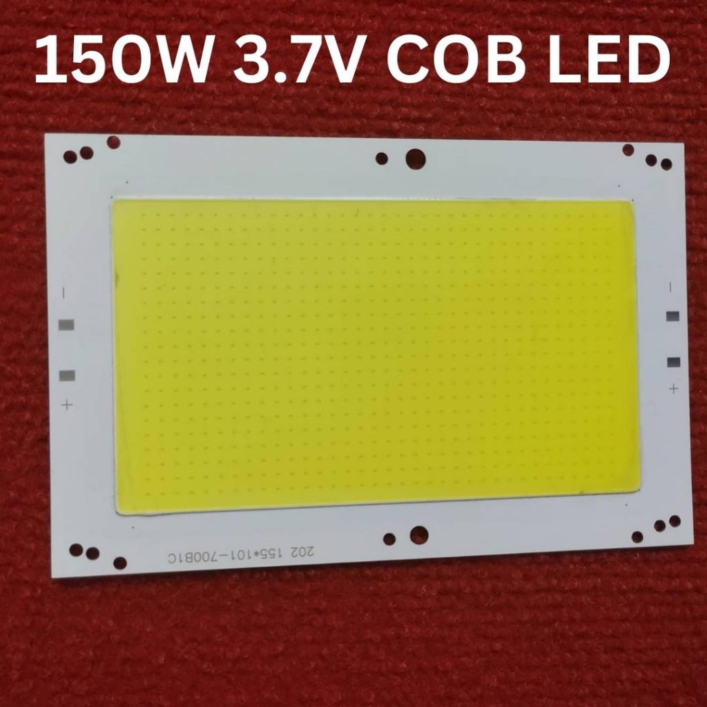 150W COB WHITE Color 150W 3.7V Size 155x101mm COB SMD LED Light Chip White COB LED Light 3.7V COB LED Light 150W COB Light COB LED Chip 3.7V COB LED Chip 150W Light Bulbs. 