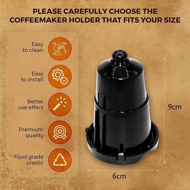 For Keurig Holder Replacement with Exit Needle, Compatible K-Elite, K-Café, K-Slim, Classic Models - Coffee Makers. 