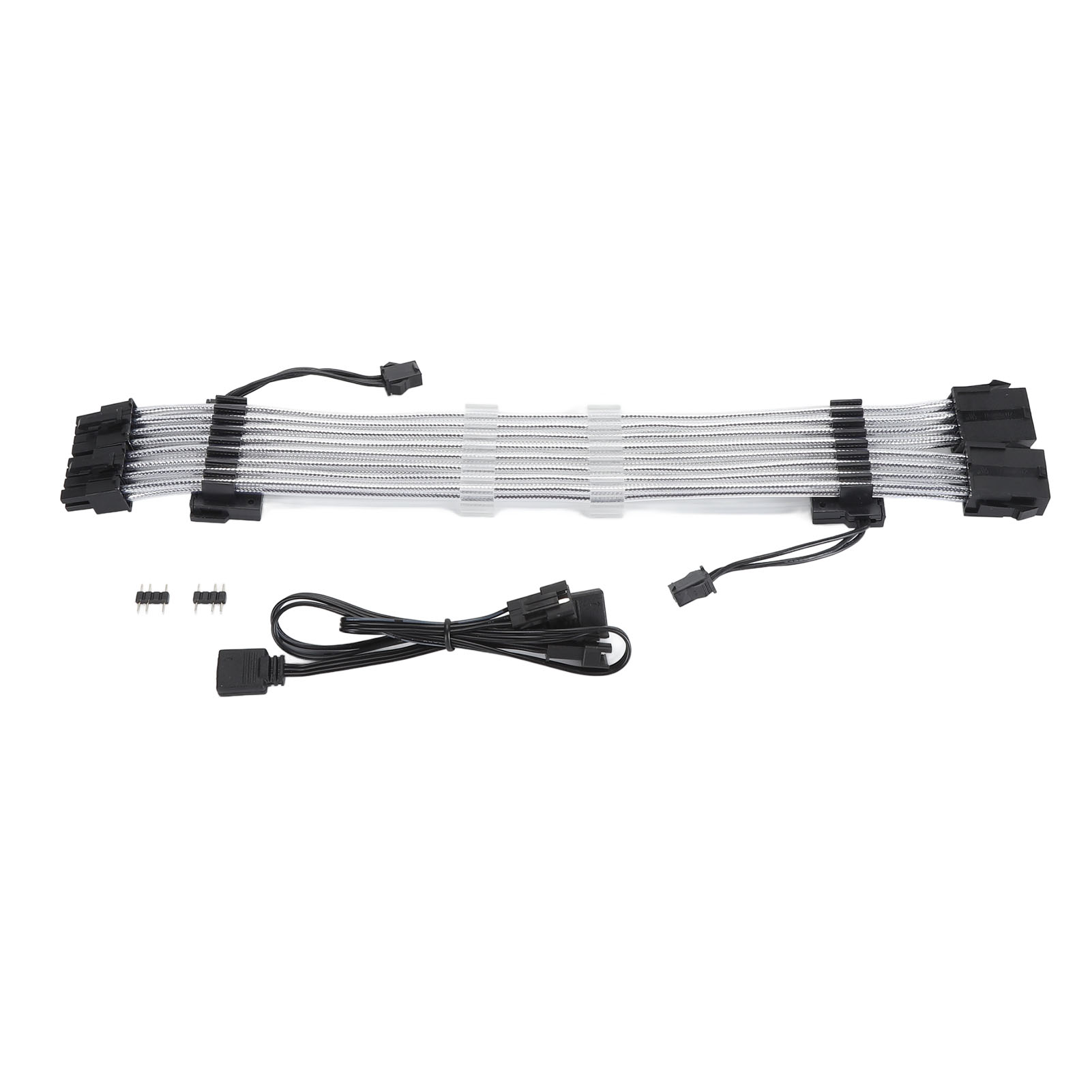 RGB Extension Cable 8 Pin Addressable for PC Motherboard Dual ARGB Header Colorful 300mm. 