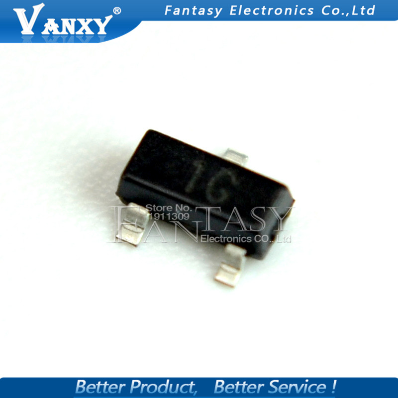 【The road to happiness Store】100PCS BC847C SOT23 BC847 847C SOT SMD SOT-23 1G new transistor. 