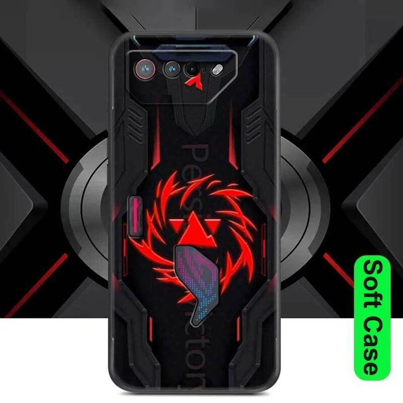 For Asus ROG Phone 7 Case ROG7 Pro Protector Silicone Soft Phone Back Cover ROG7 Cases for Asus ROG 7 Pro Fundas Shockproof Capa. 
