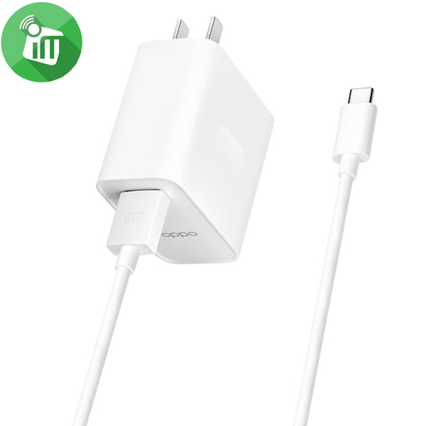 80W SuperVOOC Power Adapter type-C data Cable. 