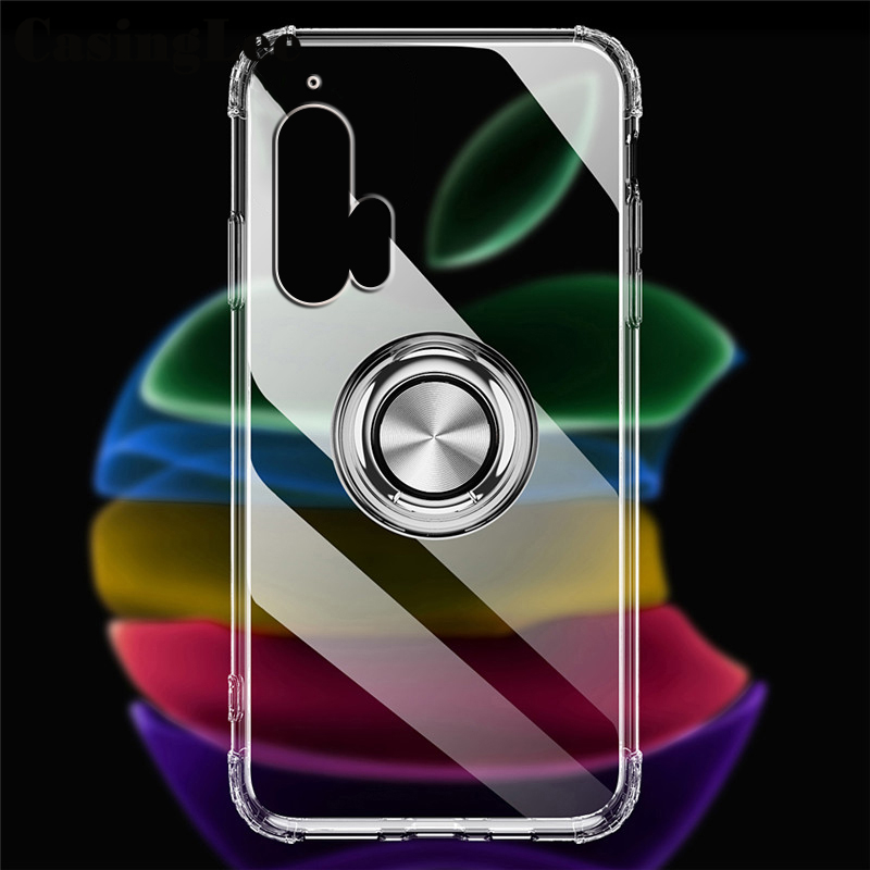 【Lejia】Casinglee for Motorola Moto edge plus soft case clear transparent airbag shockproof car magnetic holder ring phone Motorola Moto edge case