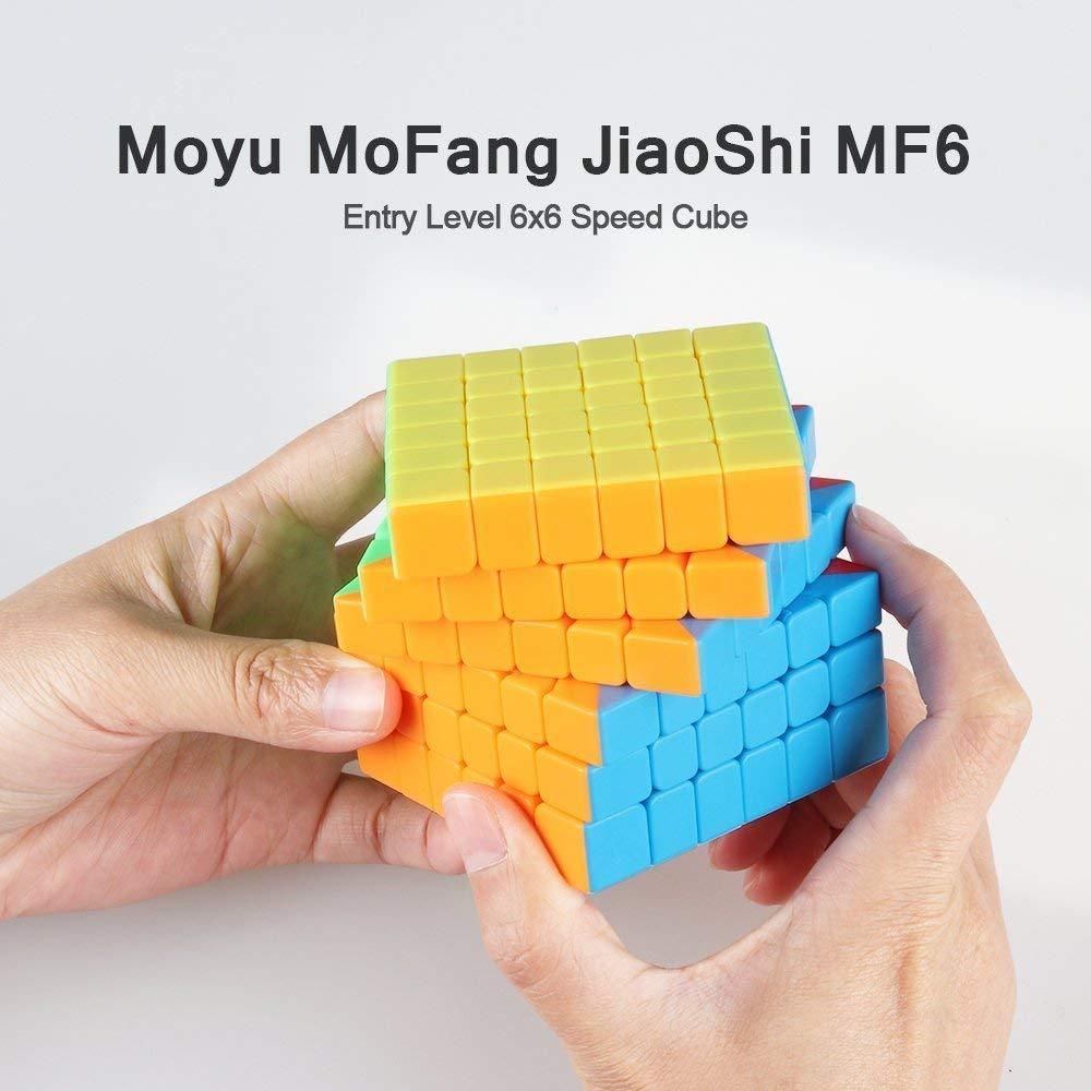 Speed Cube 6x6 Stickerless Cube de Vitesse 6x6x6 Cube Magique