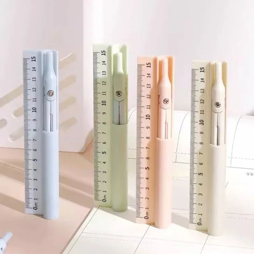 Multifunctional Adjustable Pencil Compass Ruler Unique Design Metal 3 in Compasses Drawing Sketch Geometry Tool Art Design. 
