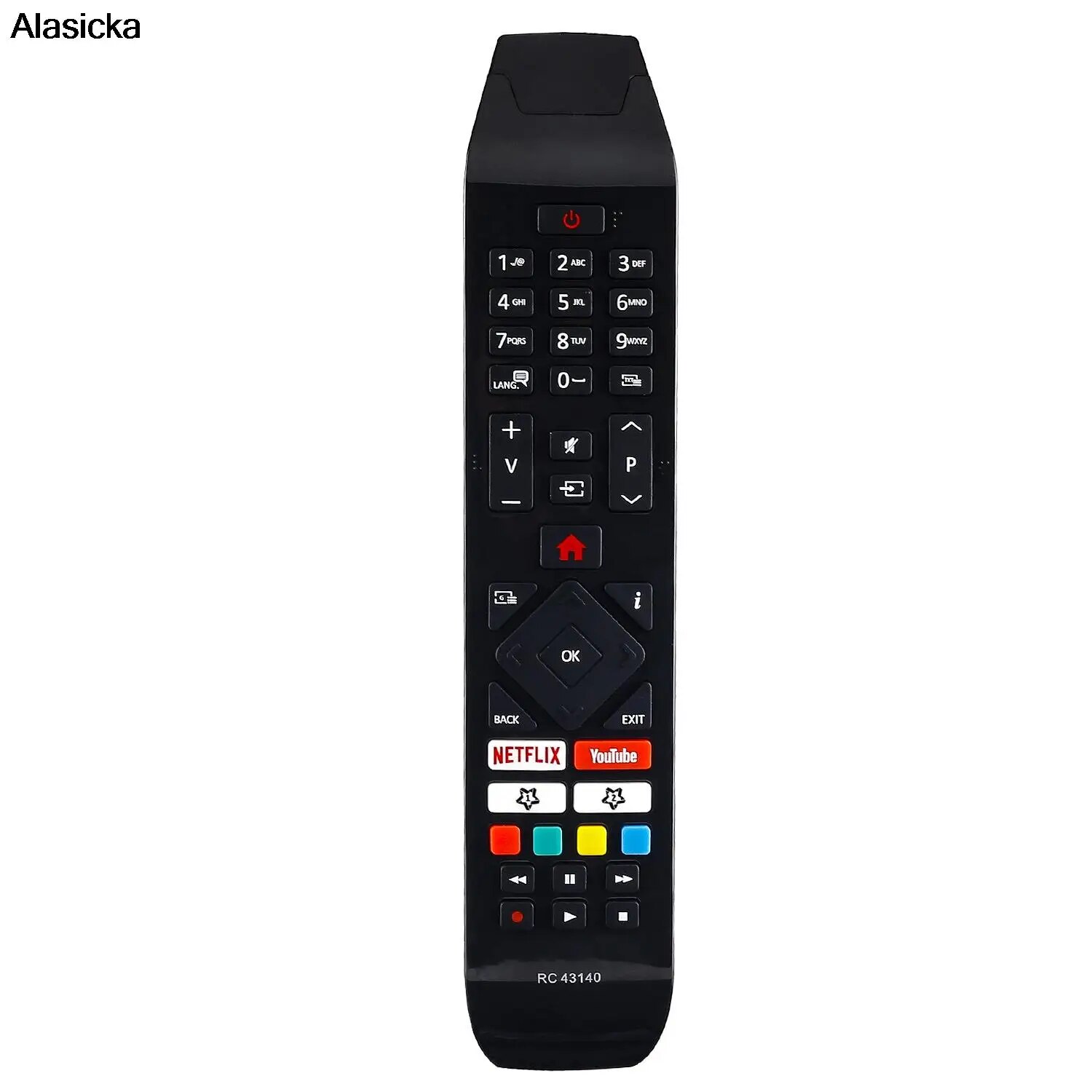 New RC43141 For Hitachi TV Remote Control 24HB21T65U 32HB26T61UA 43HB26T72U 43HK25T74U 55HL7000 32HE4000 24HE2000 Smart TV. 
