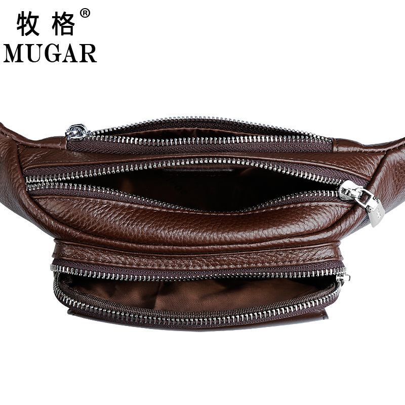 Waist Bag Men's Multi-Functional Office Shoulder Bag Large Capacity Practical Waterproof and Hard-Wearing Business Checkout Business Cell Bag Men. 
