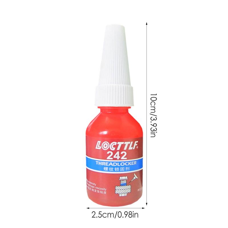 10ml Threadlocker Loctite 242 Screw Glue Thread Locking Agent Anaerobic Glue Anti-loose Screw Adhesive For Household Use Amour zii. 