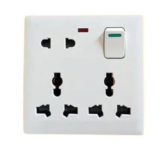 Multi Function Universal Wall Switch Socket 8 Pin  Wholesale Price Socket 8pin multi socket 8 pin Socket Rm Electric