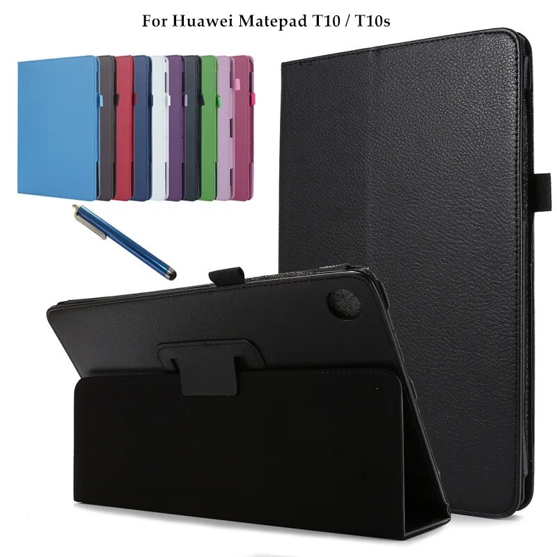 For Huawei Matepad T10 Case 9.7 inch Cover Folding Stand Funda Case for Tablet Huawei Matepad T10s T 10s Case 10.1 AGS3-L09/W09. 