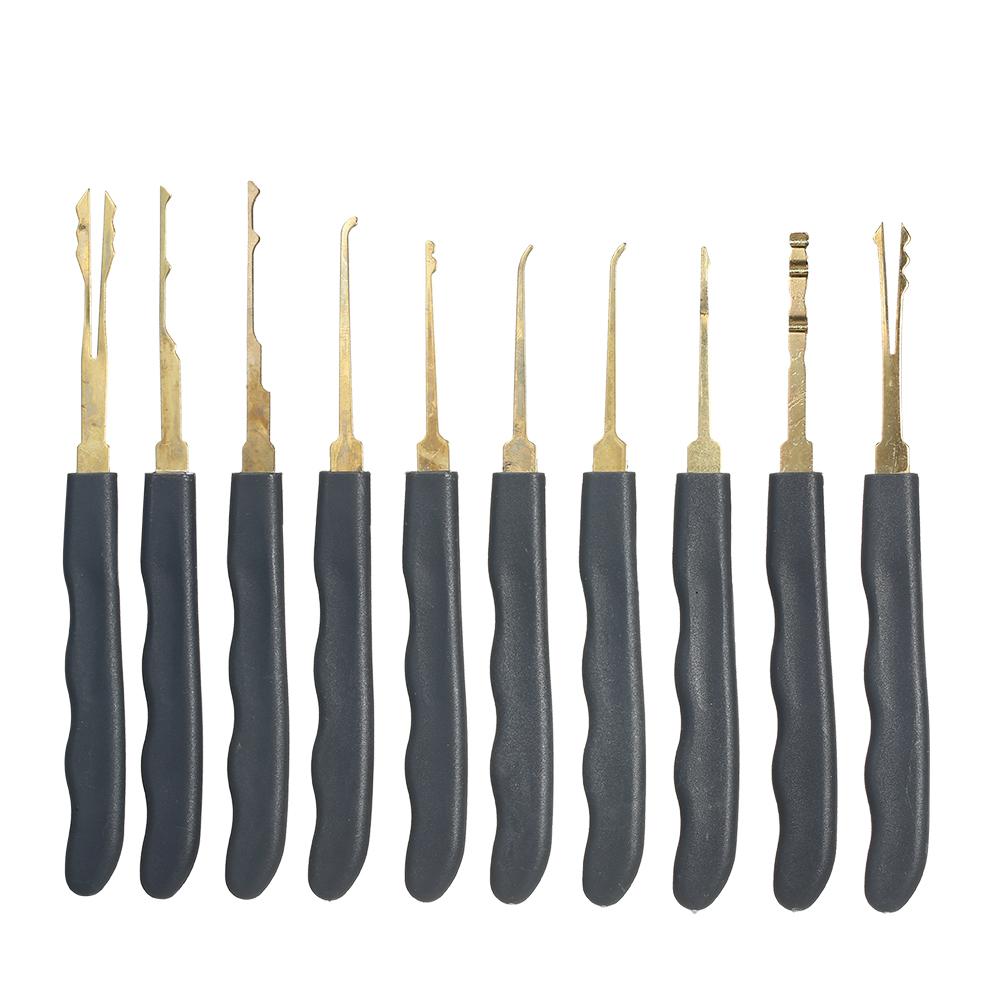 24pcs Lock Unlocking Picking Set Kit Tool with Two Transparent Practice Training Padlock Lock for Locksmith Beginners and Professional. 