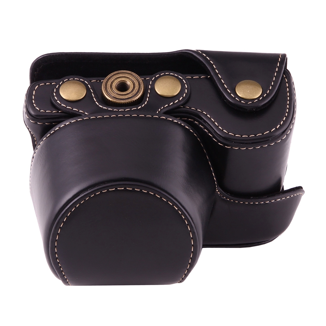 (COD) Full Body Camera PU Leather Case Bag with Strap for Sony A6000 / A6300 / Nex 6. 