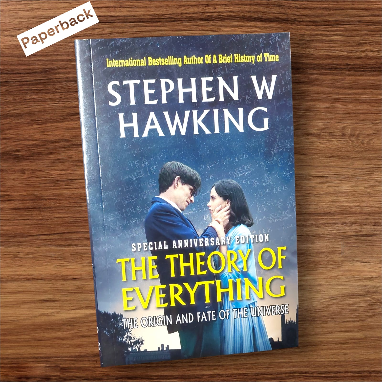 The Theory of Everything: The Origin and Fate of the Universe by Stephen W Hawking - Yellow - Paperback