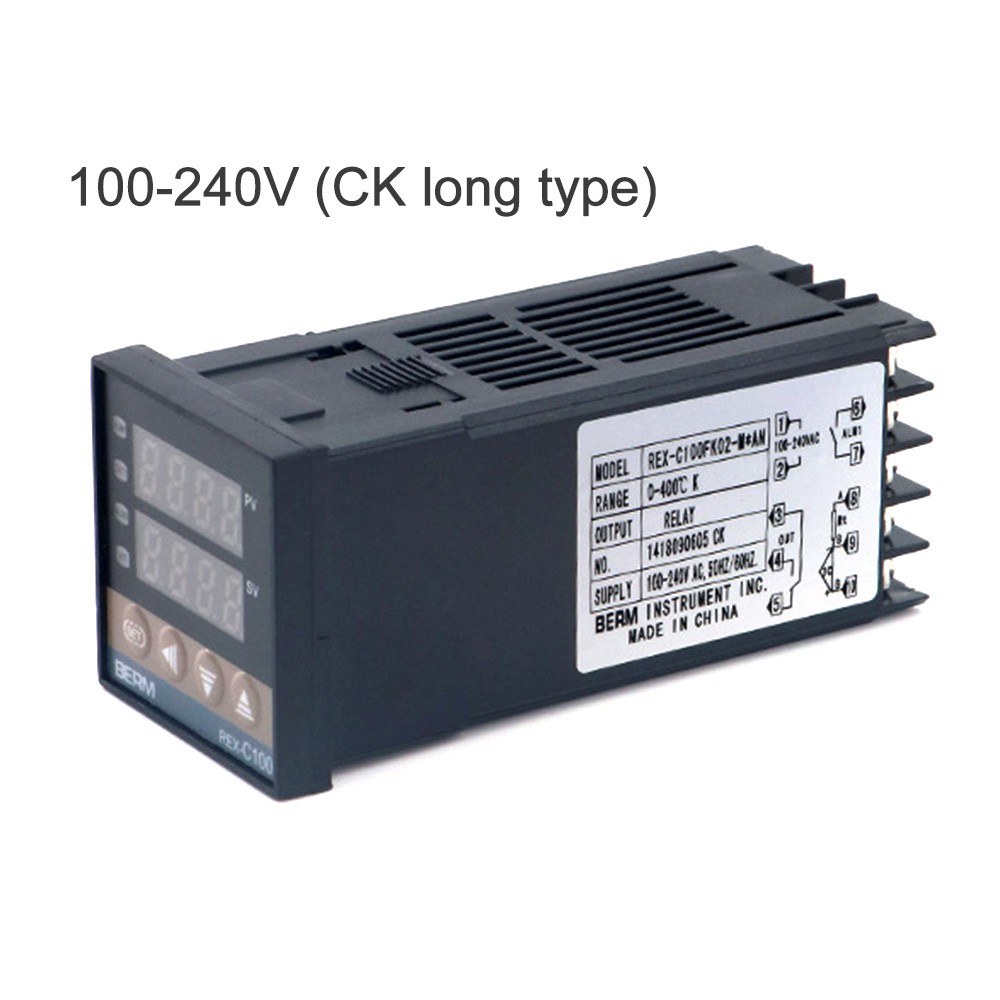 PID Digital Temperature Controller REX-C100FK02-M*AN 0 To 400�C K Type Relay Output (100-240V CK long) - #2