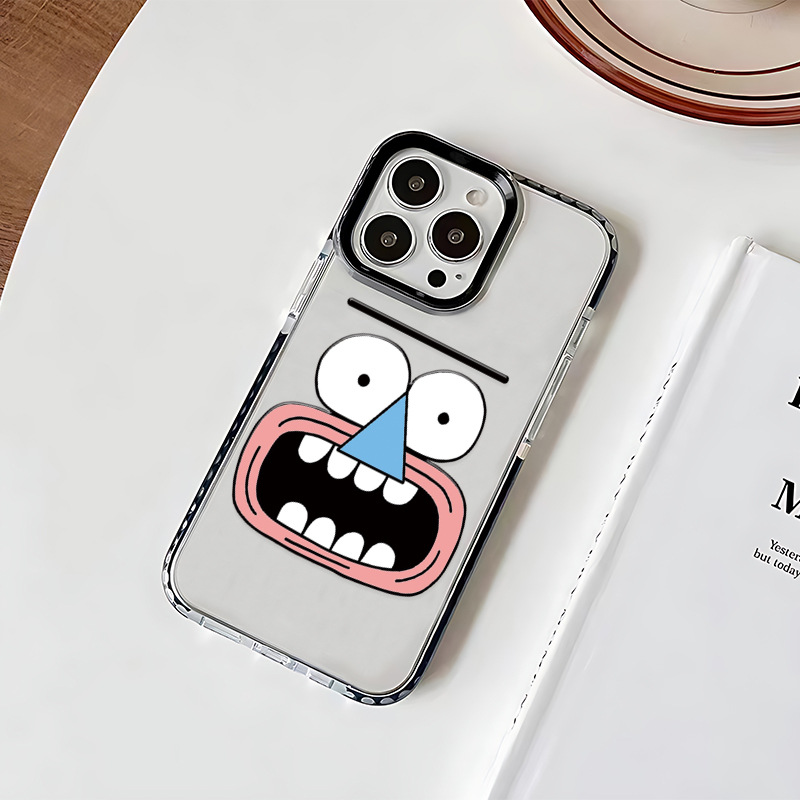 Funny surprise emoji for Apple 14 Pro Max phone case iPhone 13 new 15 pro soft shell X/XS. 