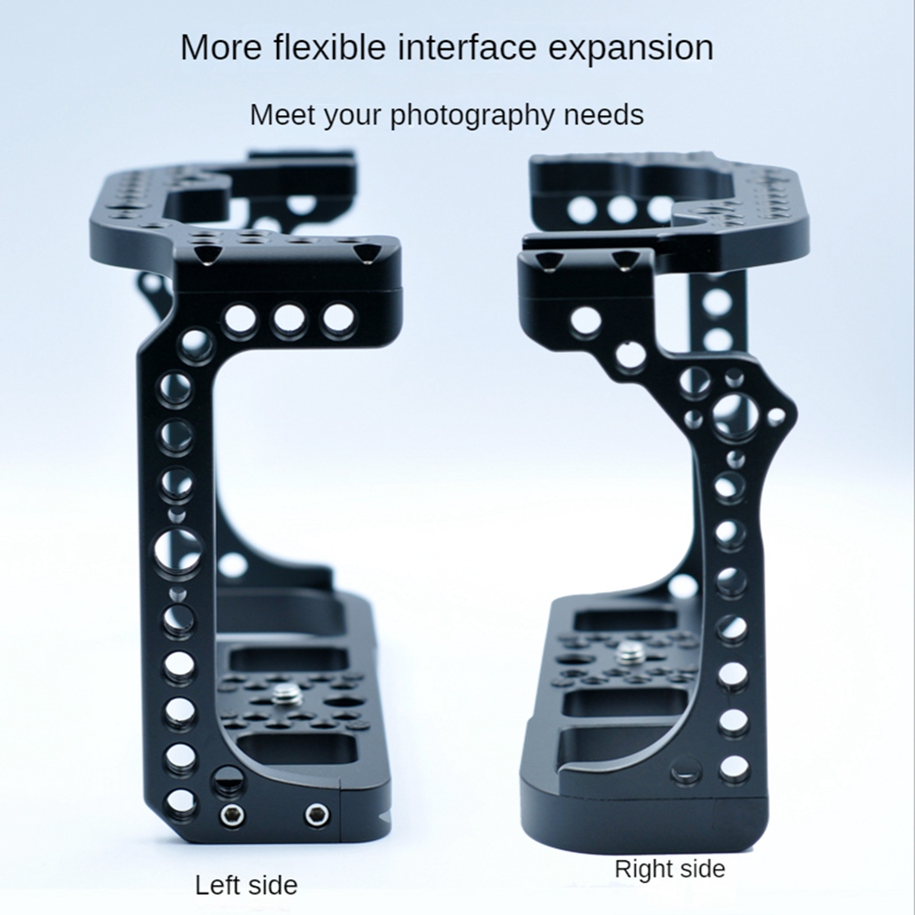 Camera Cage for Canon EOS R Feature with 1/4 3/8 Thread Holes. 