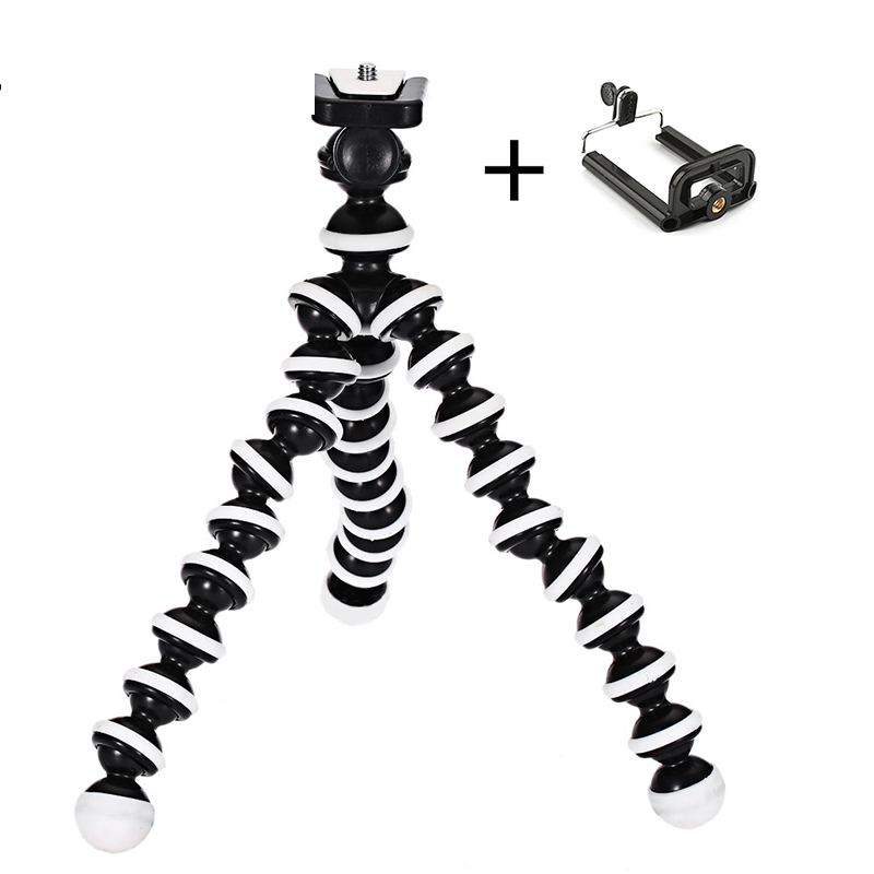 Octopus Tripod Stand Flexible Gorillapod for Phone Telefon Mobile Phone Camera Smartphone Dslr Table Desk Mini Tripod with Clip. 