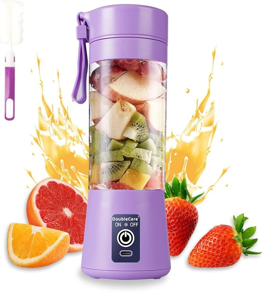 Mini Portable and Rechargeable 380ml Juice Blender Model : HM-03