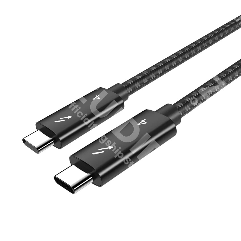 Thunderbolt 4/3 Coaxial Cable 8K@60Hz USB4 40Gbps USB Type C to Type C PD100W Fast Charging Data Cable USB-C Cable for MacBook. 