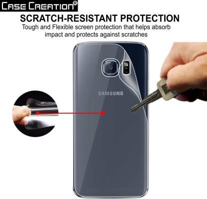 Samsung Galaxy S6 Edge 3D Crystal Clear Back Skin Rear Screen Guard Protector Sticker Protective Film(Gel/Jell Poly) Samsung Galaxy S6 Edge Mobile Skin  (3D Real Transparent Skin Glossy Finish). 