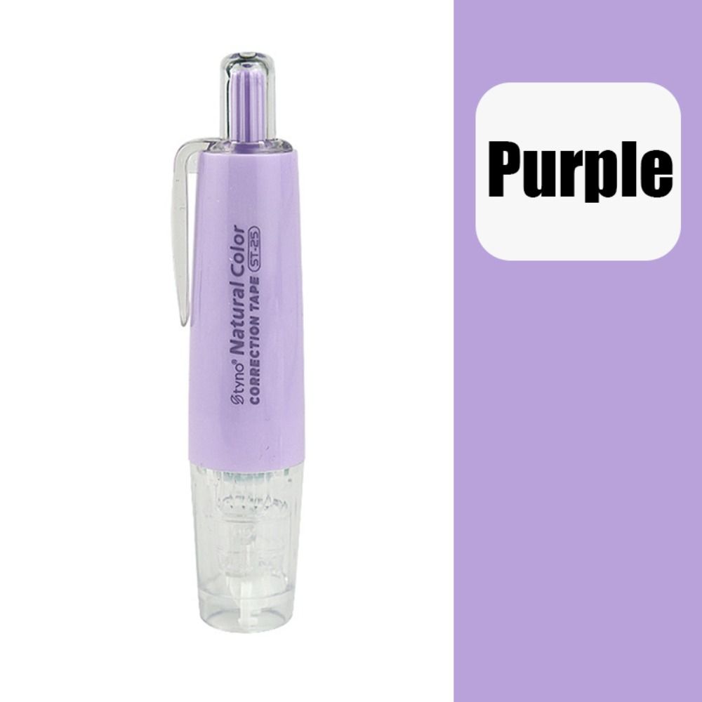 High Quality Press Type Correction Tape Replaceable Core Pen Shape Corrector Colorful Altered Tools Students. 
