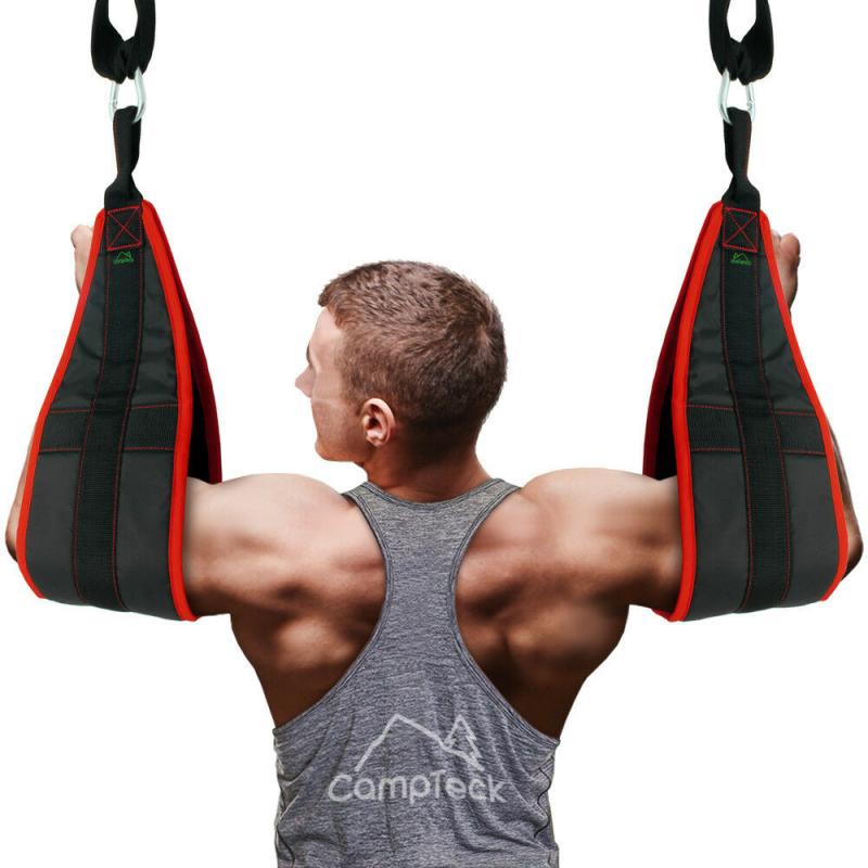 Hanging Ab Straps Padded Ab Sling Abdominal Crunch Gym Leg Raise Pull Up Chin Up Sit Up Pullup Exercise Workout Equipment. 