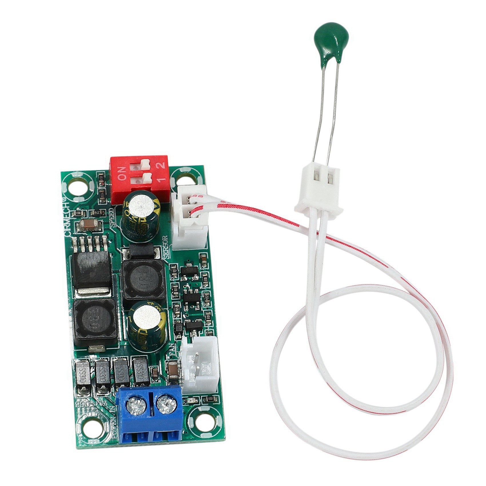 Electronic Thermostat Temperature Control Fan Module Speed DC 12V. 