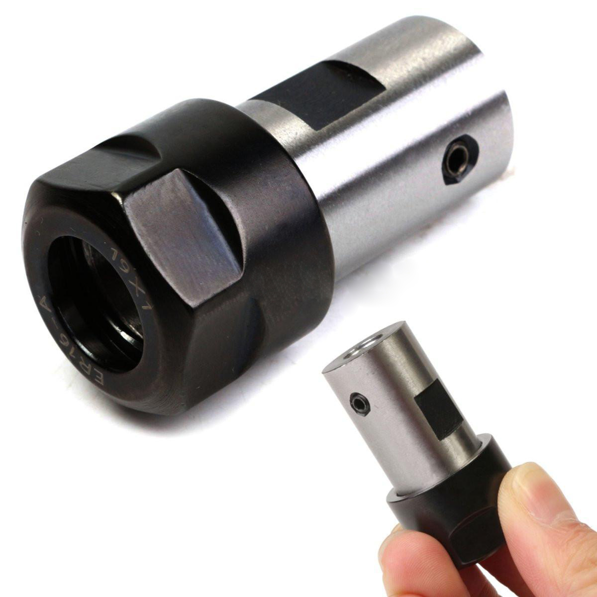 ER16 Collet Chuck Motor Shaft Spindle Extension Rod Holder 8MM CNC