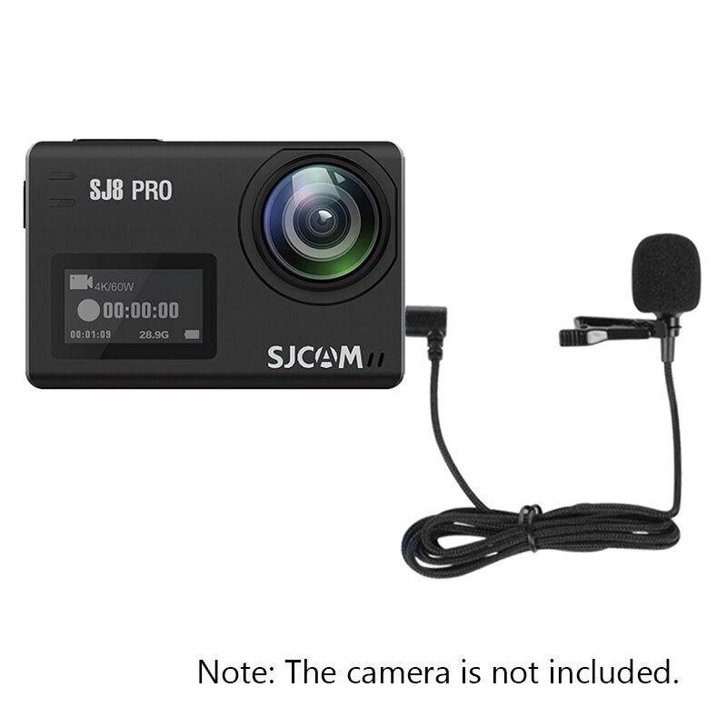 SJCAM External Microphone for SJ8 SJ10 C200 Series. 