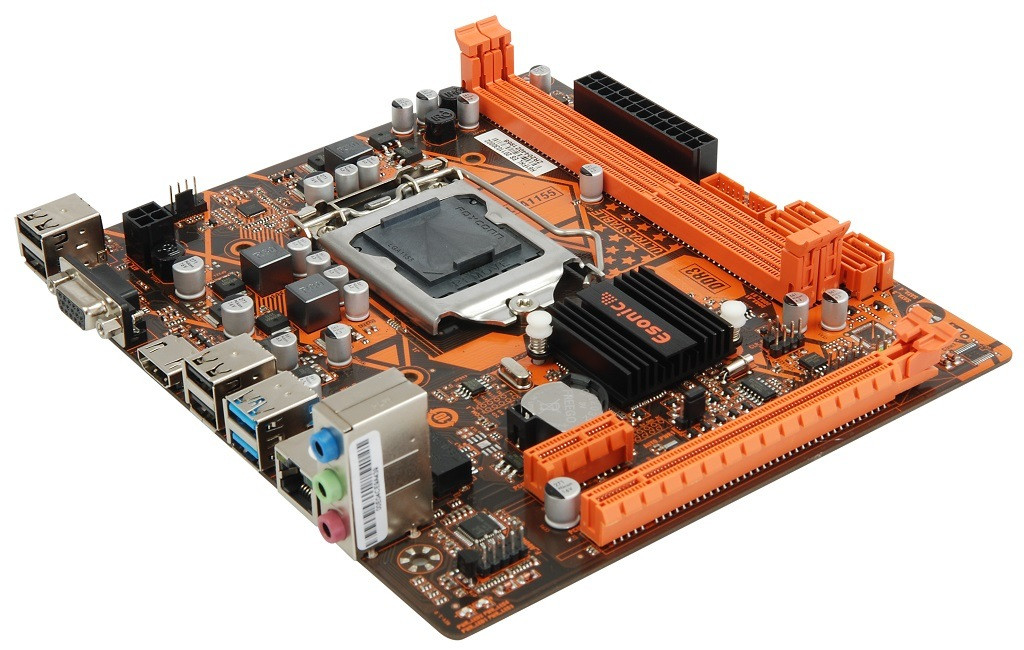 Esonic H61-FHL DDR3 Motherboard For Intel Core i3/i5/i7 2nd/3rd Gen Processor With 01 Year Warranty. 