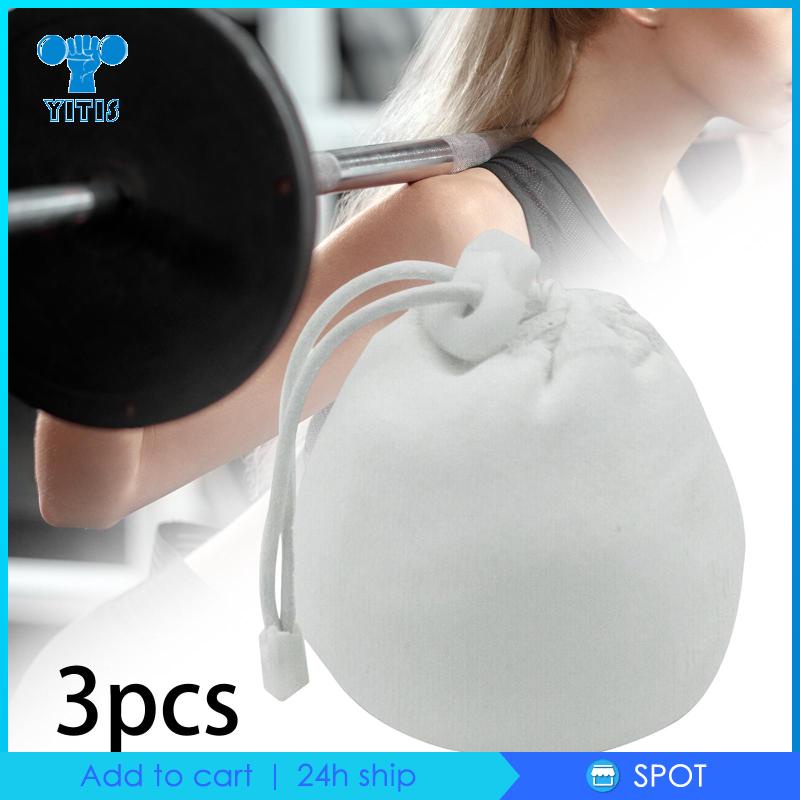 [Yitis] Chalk Bag Drawstring Pouch Sock Packaging for Walking Workout Pole Dancing. 