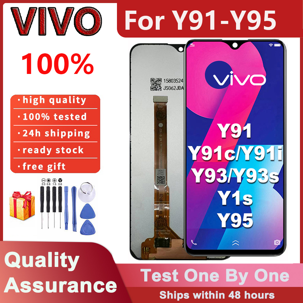 100% Tested Original LCD Display for VIVO Y91/ Y91c/ Y91i/ Y93/ Y93s/ Y1s/ Y95 Compatible For Original Glass Touch Screen Digitizer. 