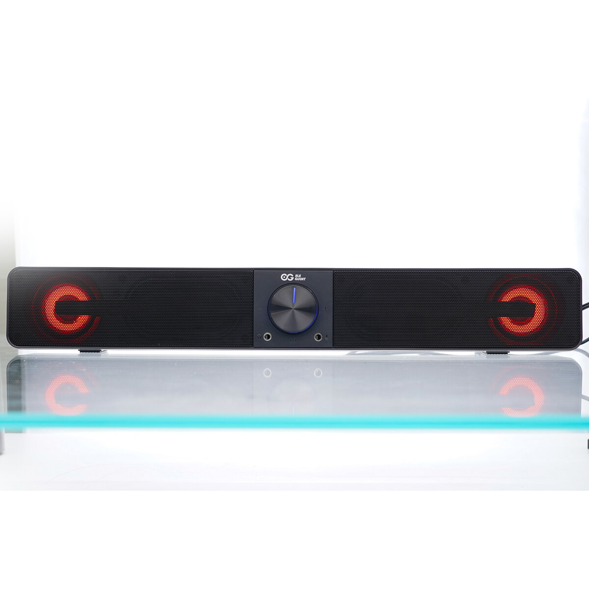 ELEGIANT SR200P 10W Wired Computer Speakers Soundbar with 3 Light Mode Enhanced Stereo USB Powered. 