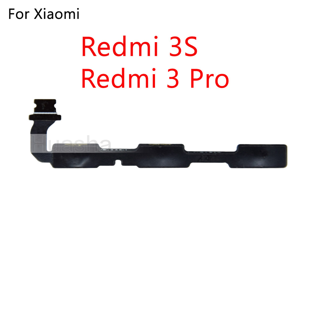 Power Volume Button Switch On Off Button Flex Cable For Xiaomi Redmi 3 3S 4A Note 2 3 4 5 Plus Pro 4X S2. 