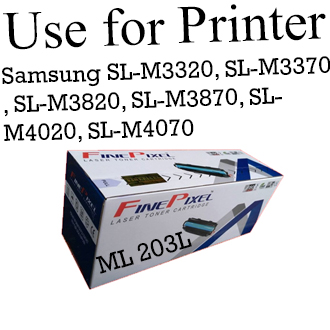 Samsung ML 203L Compatible Toner Cartridge Brand Fine Pixel, Samsung SL-M3320, SL-M3370, SL-M3820, SL-M3870, SL- M4020, SL-M4070. 
