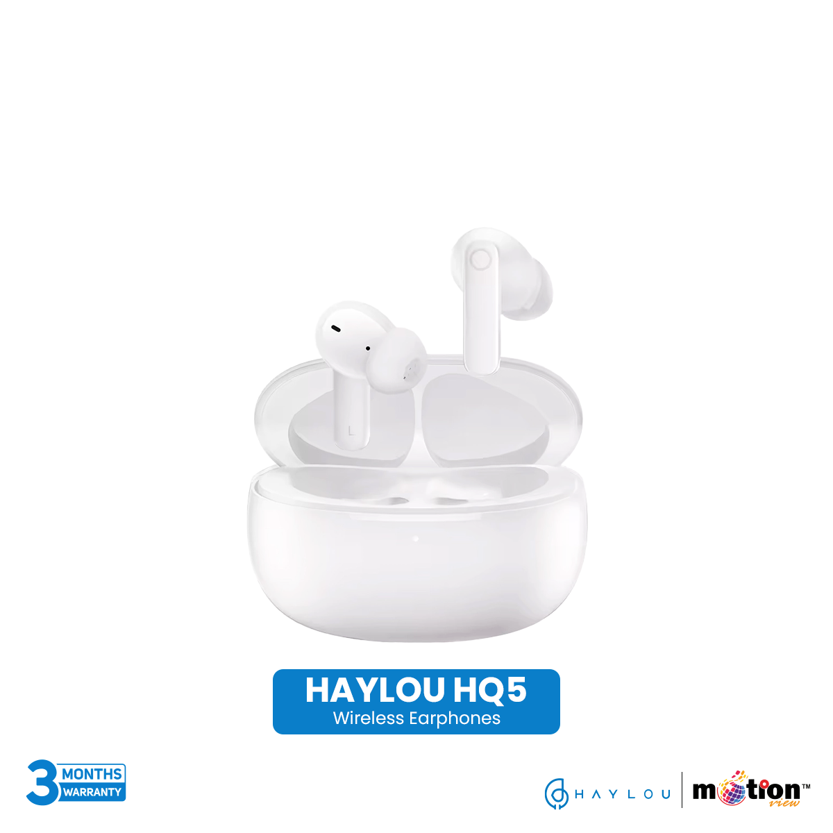 Haylou HQ5 Bluetooth 6.0 With (ANC & ENC) True Wireless Earphones. 