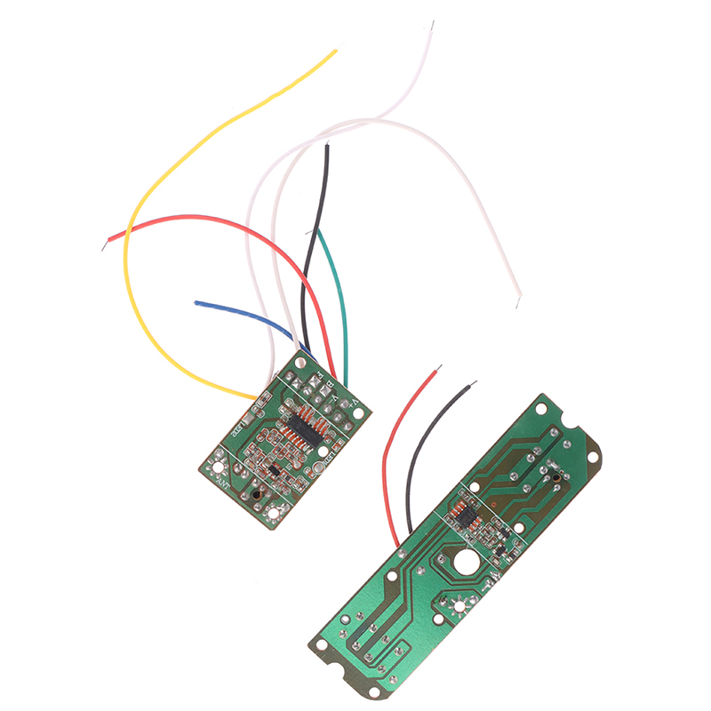 4CH RC Car Remote Control 27MHz Circuit PCB Transmitter and Receiver Board. 