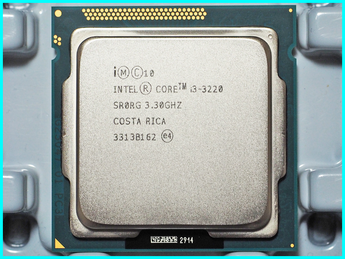 Intel Core i3 (3rd Gen 3.3 GHz) Desktop Processor bluck. 