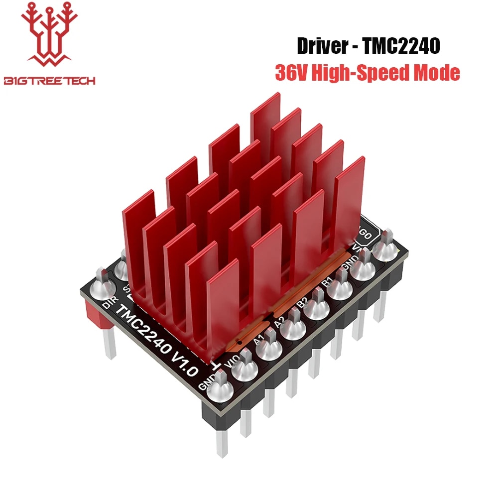 BIGTREETECH TMC2240 Stepper Motor Driver Module 3D Printer Parts SPI Mode 36V High-Speed VS TMC2209 TMC5160 For Octopus SKR
