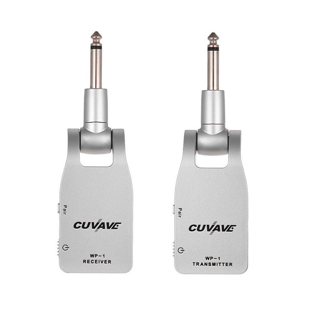 Wireless Guitar Transmitter Receiver 2.4G Built-in Rechargeable Lithium Battery 30M Transmission Range for Electric Guitar