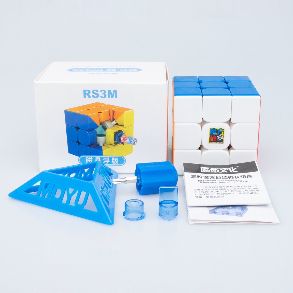 【Yurui】RS3M 2021 3x3 Speed Cube, moyu RS3M Maglev Professional 3x3 Stickerless Speed Cube. 