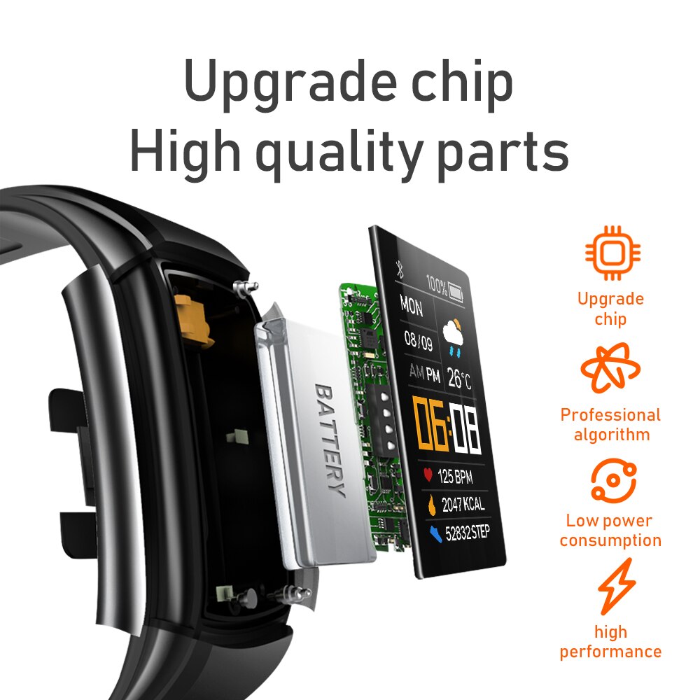 【VisioN Shop】Watch 2021 GT08 Plus Support TF Card Anti lost SmartWatch Bluetooth Touch Screen Sport Watch For Android. 