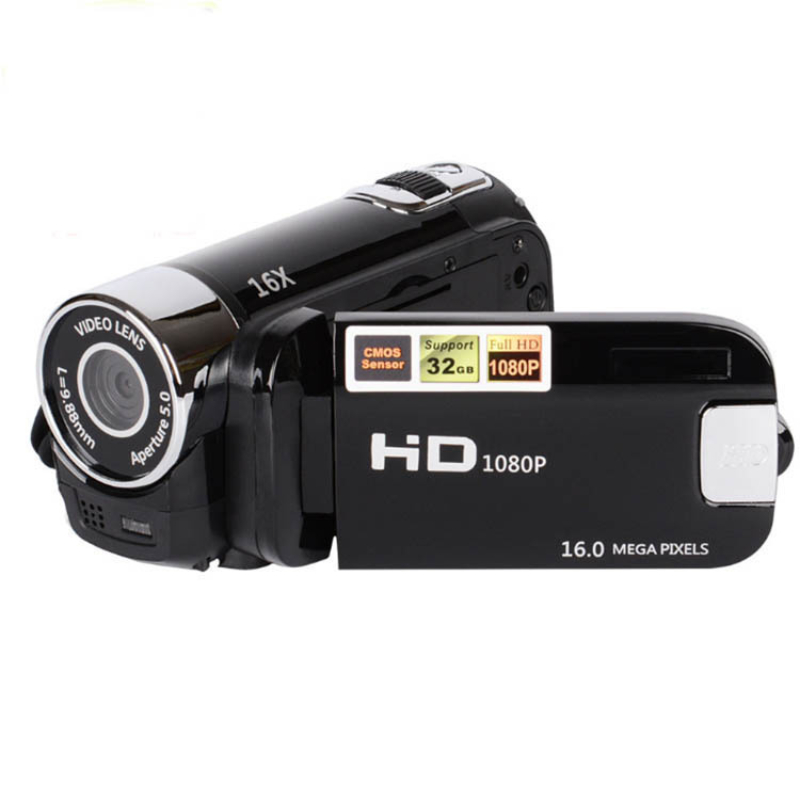 1080P digital camera 16 million pixel 16X Digital Zoom Camera Vlog Video Camera 270 Degree Rotation Screen Full HD DV Camcorder