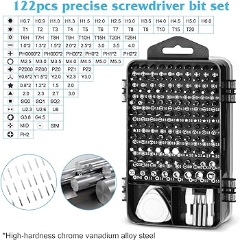 Corslet Stainless Steel 115 In 1 Precision Screwdriver Set, For Multipurpose. 