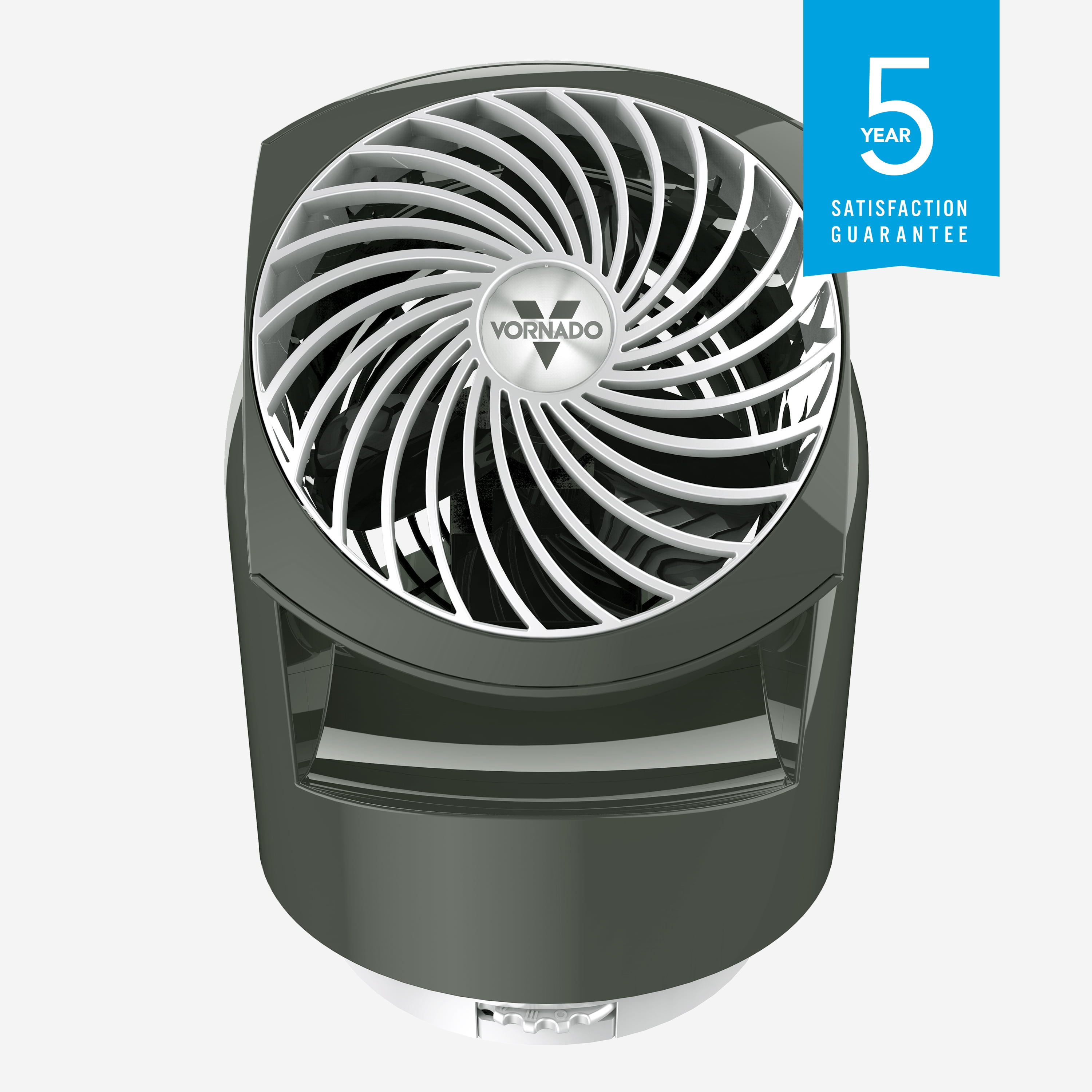 Vornado Flippi V10 Personal Oscillating Fan, 9.75, Graphite Gray. 